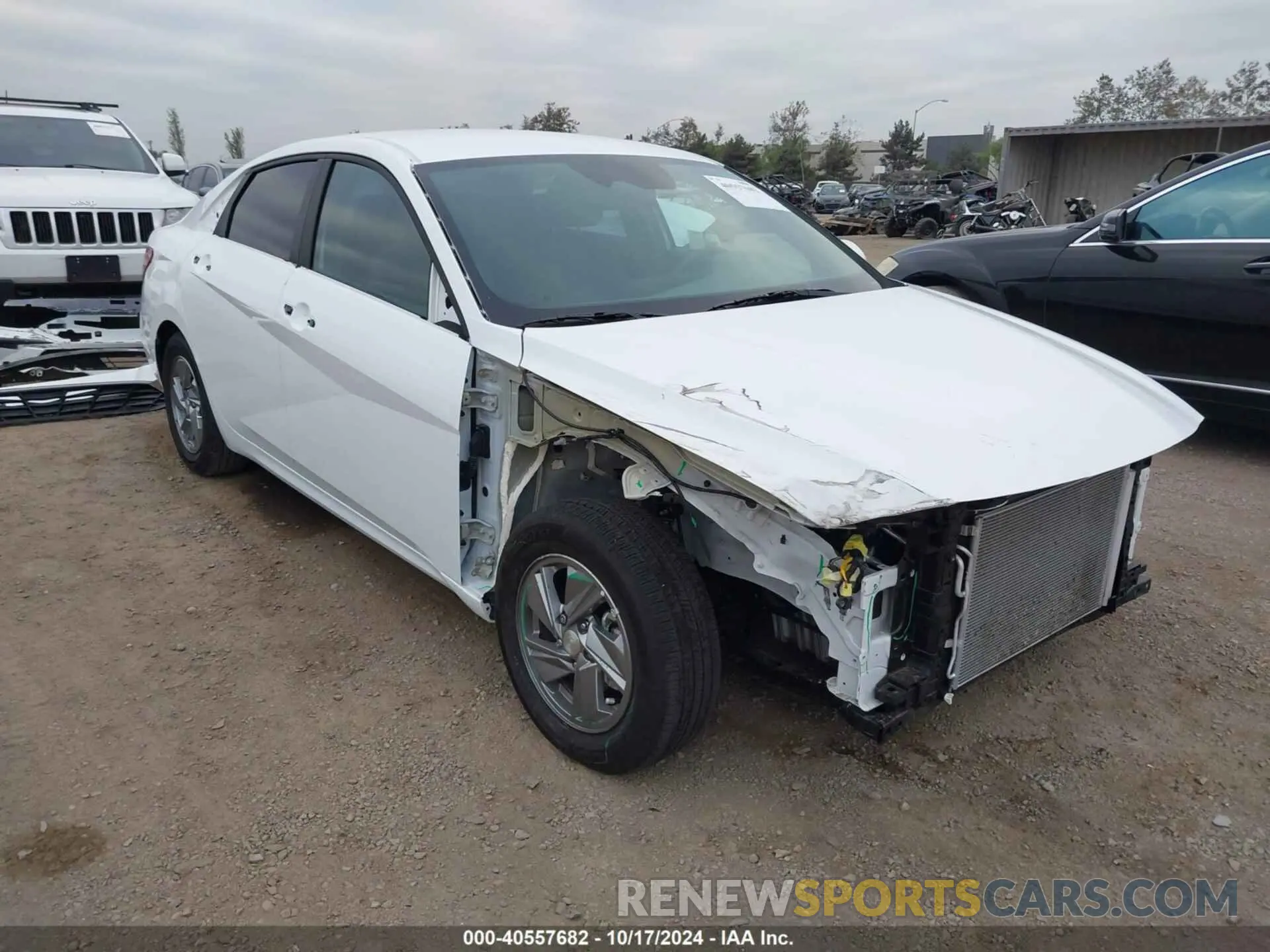 1 Photograph of a damaged car KMHLL4DGXRU708969 HYUNDAI ELANTRA 2024