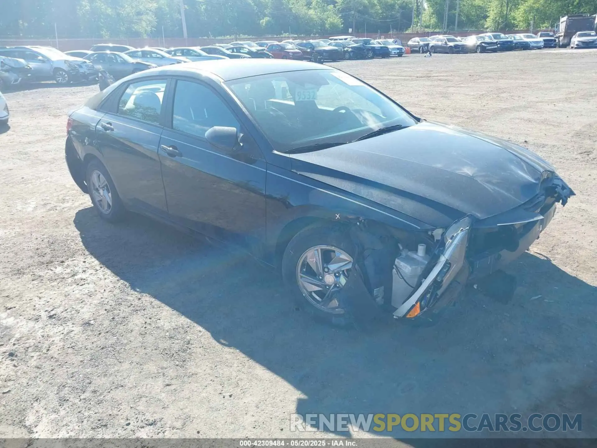1 Photograph of a damaged car KMHLL4DGXRU729403 HYUNDAI ELANTRA 2024
