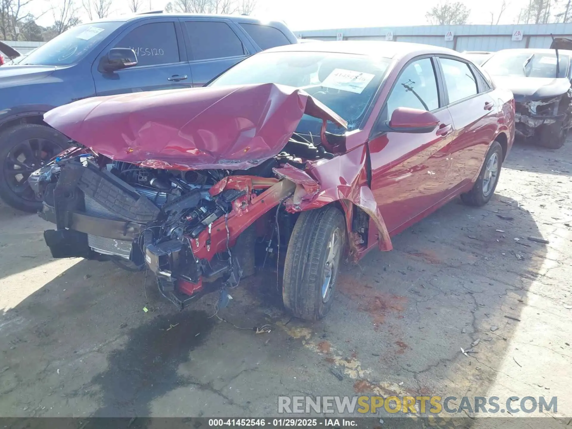 2 Photograph of a damaged car KMHLL4DGXRU830666 HYUNDAI ELANTRA 2024