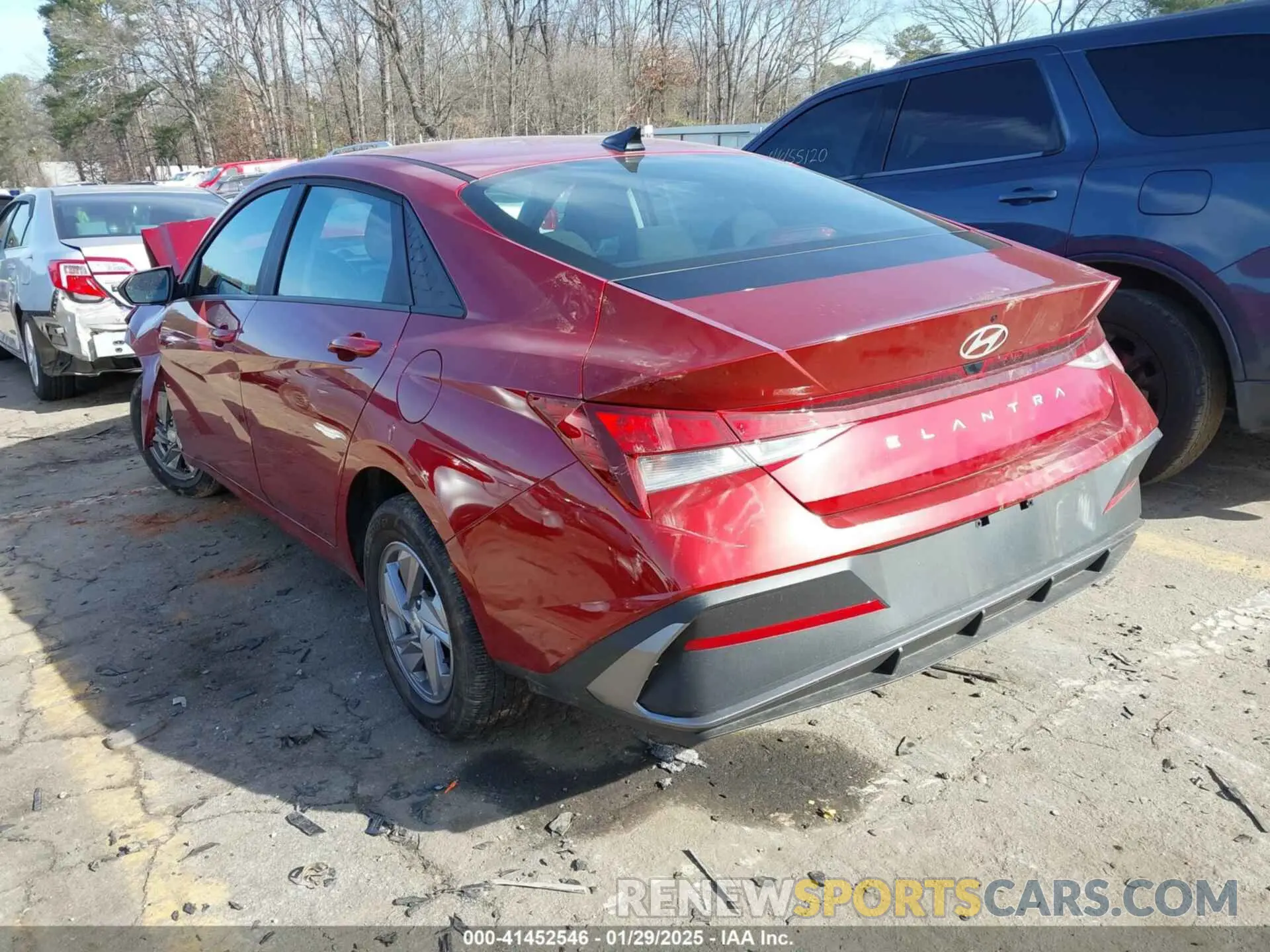 3 Photograph of a damaged car KMHLL4DGXRU830666 HYUNDAI ELANTRA 2024
