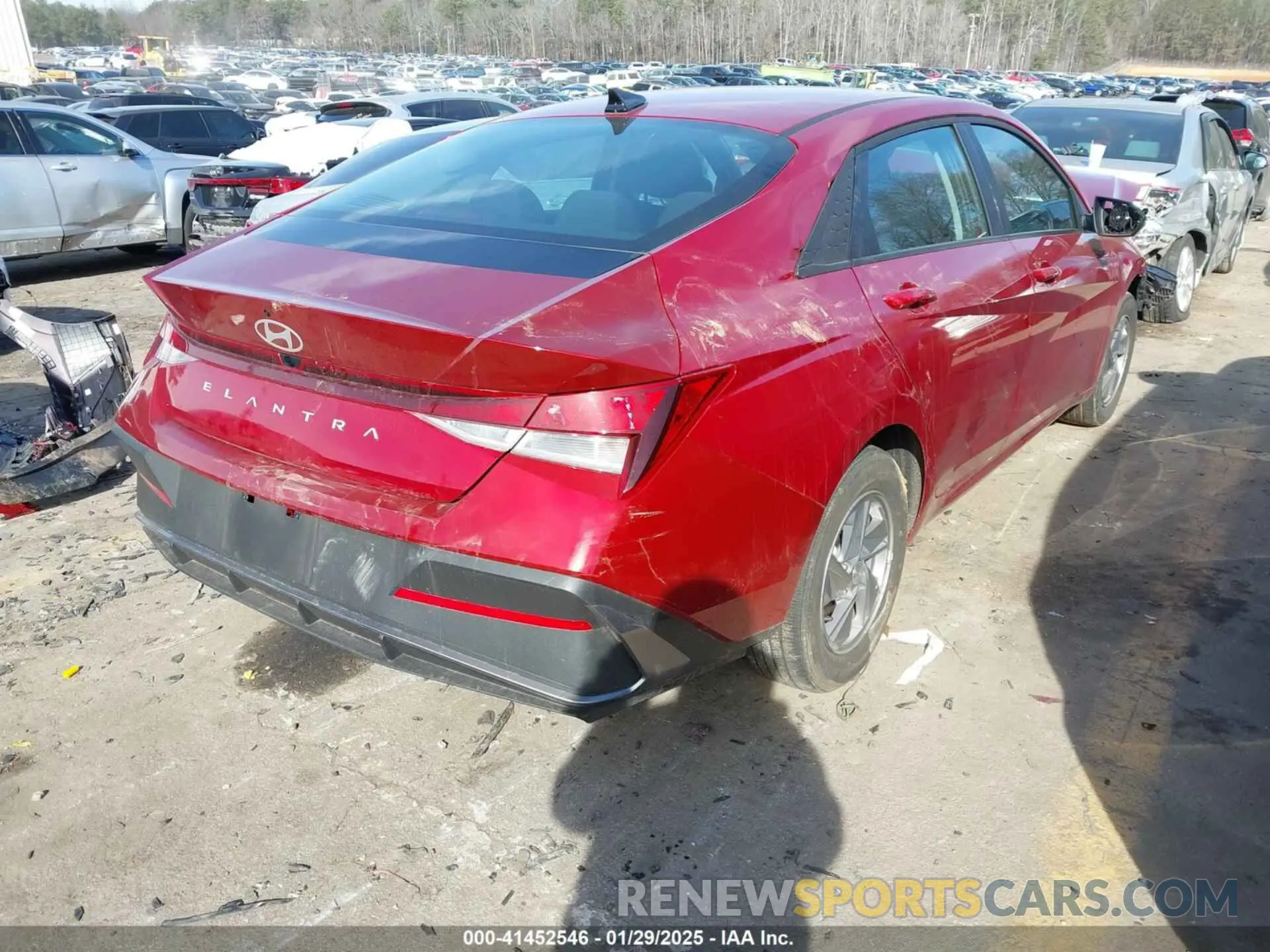 4 Photograph of a damaged car KMHLL4DGXRU830666 HYUNDAI ELANTRA 2024