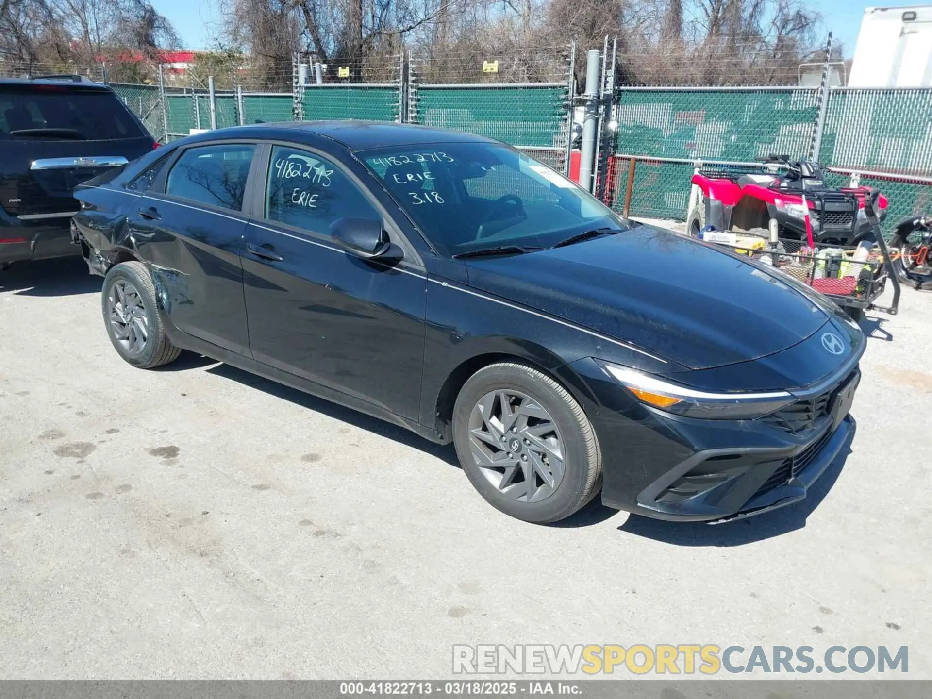 1 Photograph of a damaged car KMHLM4DG0RU640615 HYUNDAI ELANTRA 2024
