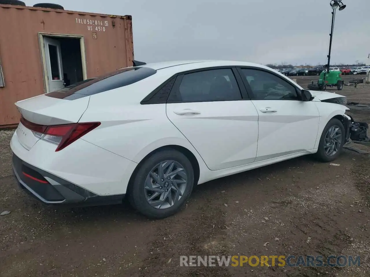 3 Photograph of a damaged car KMHLM4DG0RU643370 HYUNDAI ELANTRA 2024
