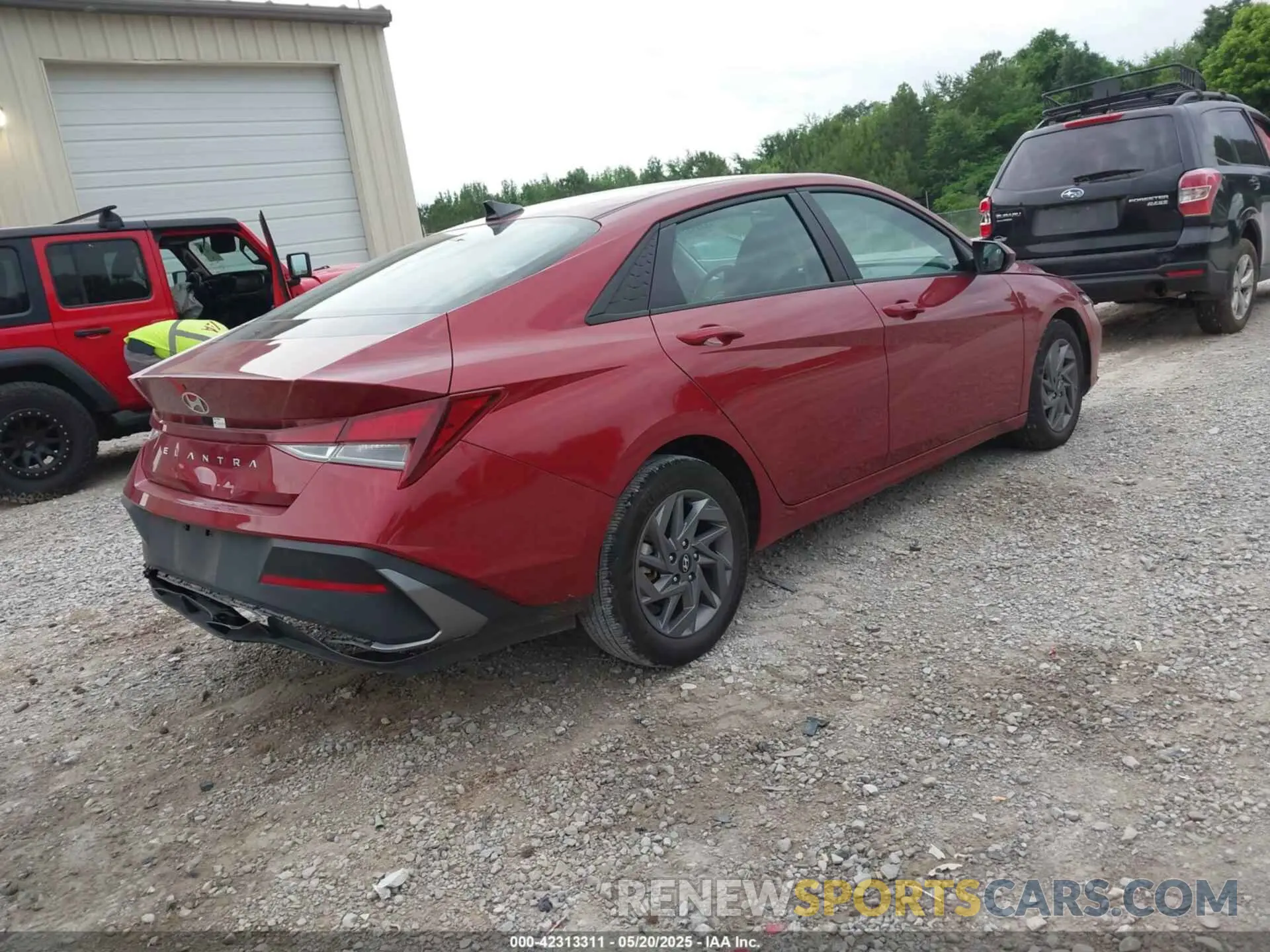 4 Photograph of a damaged car KMHLM4DG0RU686882 HYUNDAI ELANTRA 2024