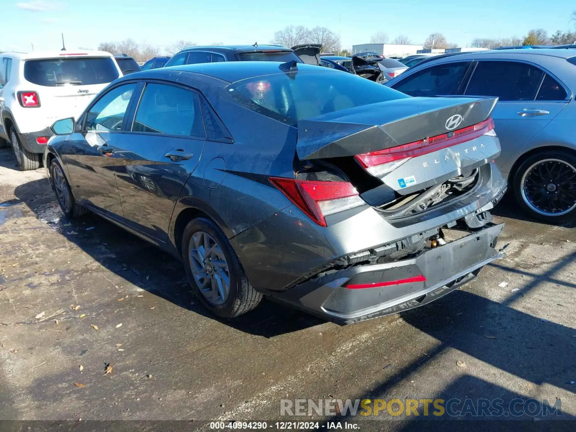 3 Photograph of a damaged car KMHLM4DG0RU691578 HYUNDAI ELANTRA 2024