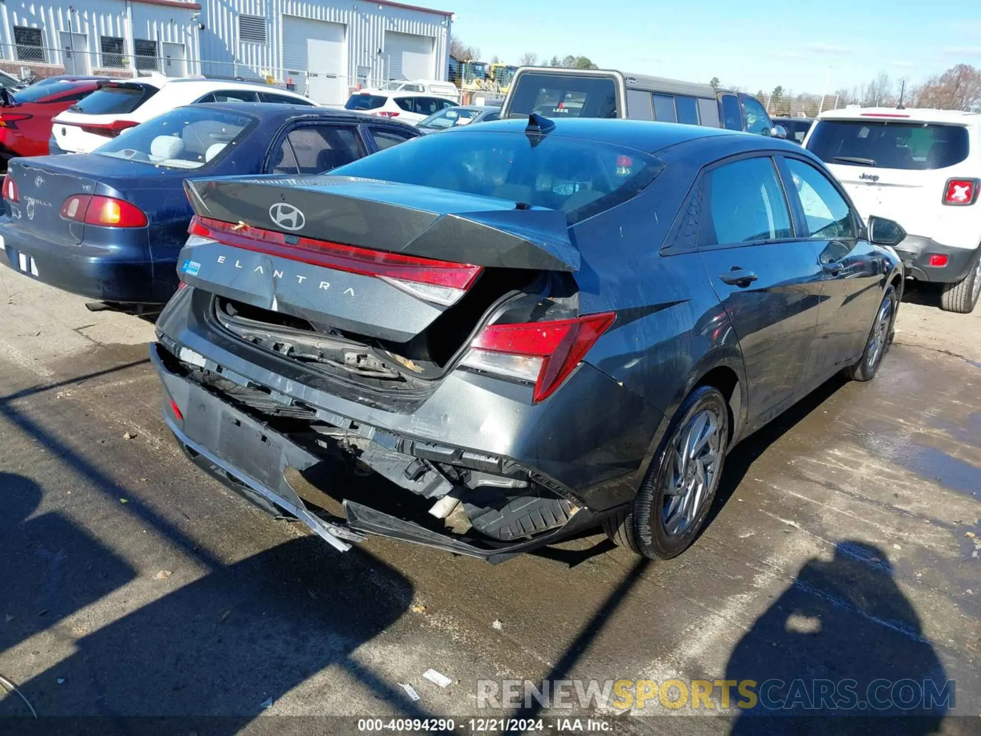 4 Photograph of a damaged car KMHLM4DG0RU691578 HYUNDAI ELANTRA 2024