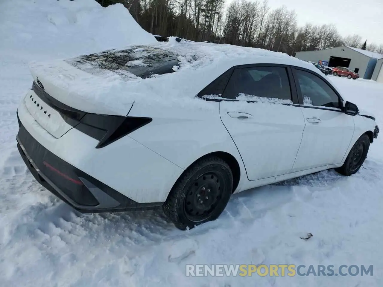 3 Photograph of a damaged car KMHLM4DG0RU736051 HYUNDAI ELANTRA 2024