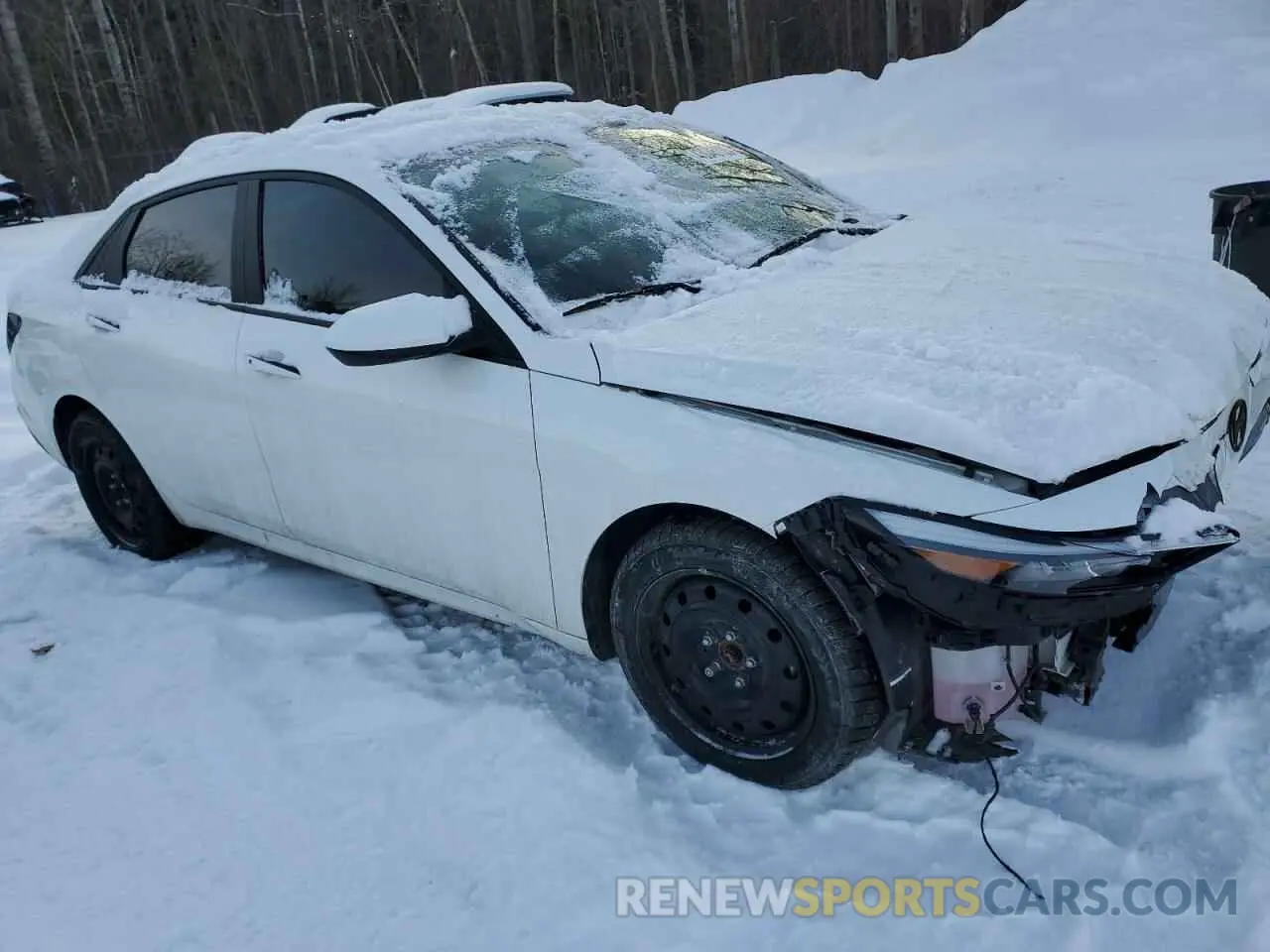 4 Photograph of a damaged car KMHLM4DG0RU736051 HYUNDAI ELANTRA 2024