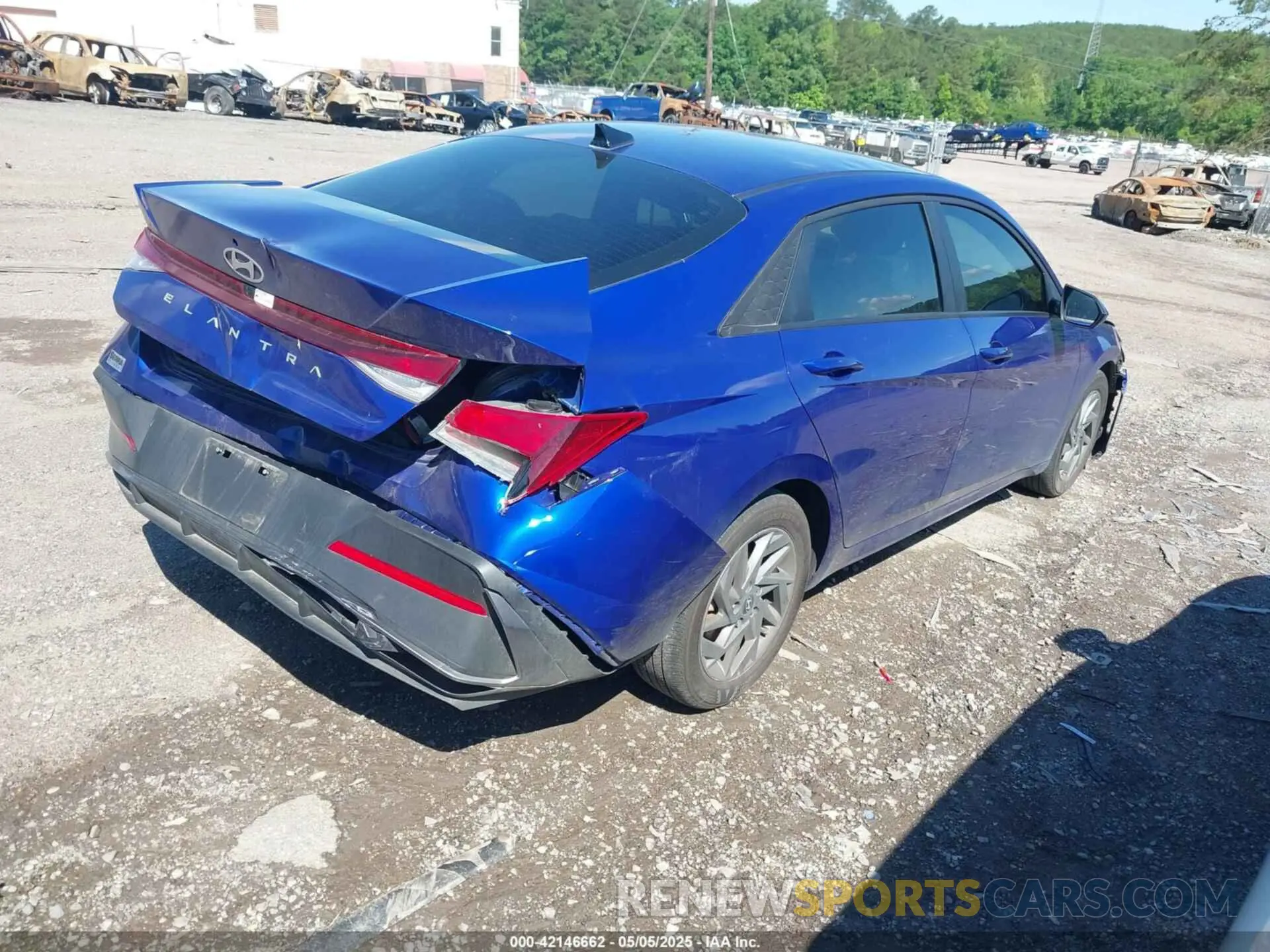 4 Photograph of a damaged car KMHLM4DG0RU767025 HYUNDAI ELANTRA 2024