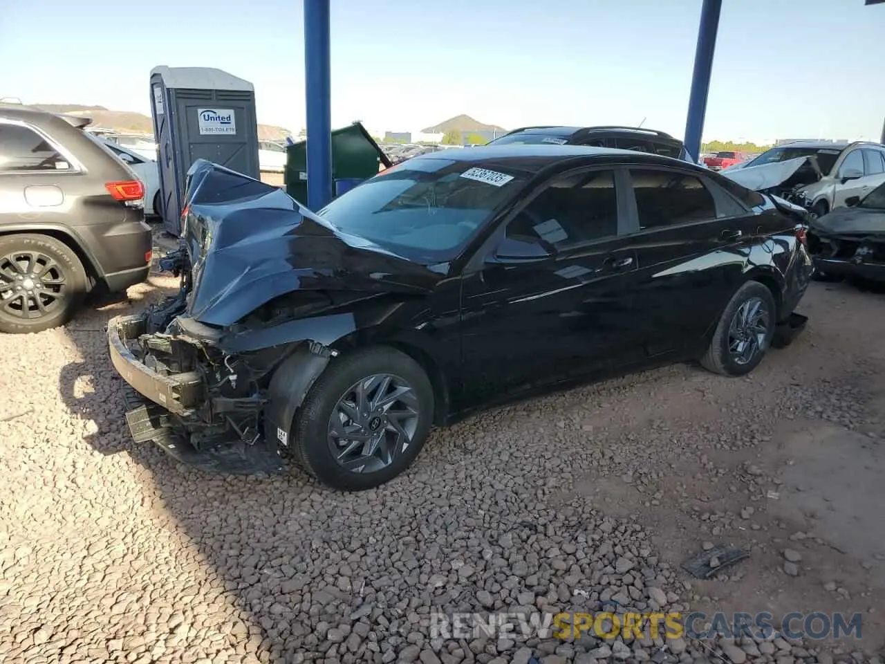 1 Photograph of a damaged car KMHLM4DG0RU776677 HYUNDAI ELANTRA 2024