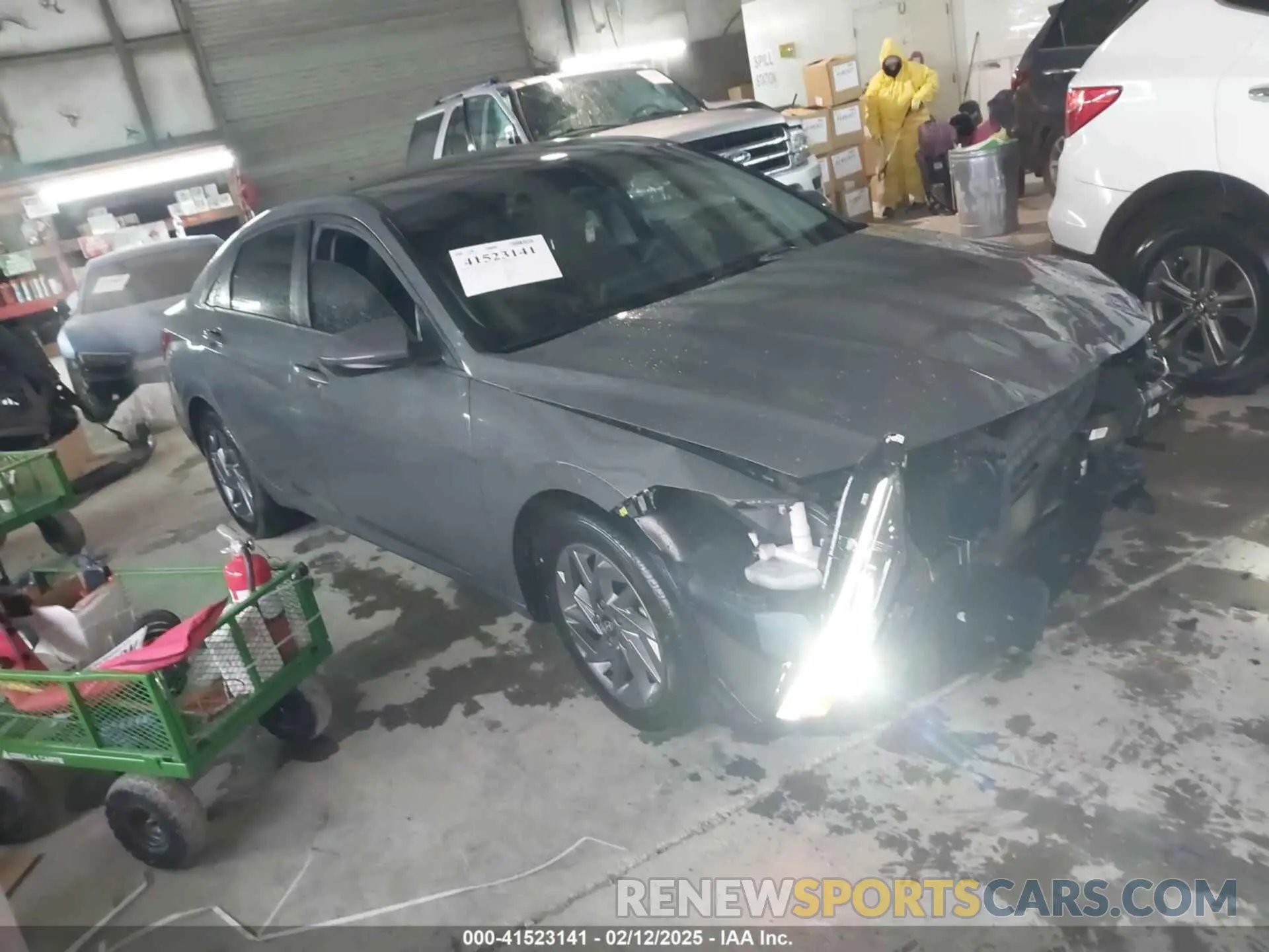 1 Photograph of a damaged car KMHLM4DG0RU800279 HYUNDAI ELANTRA 2024