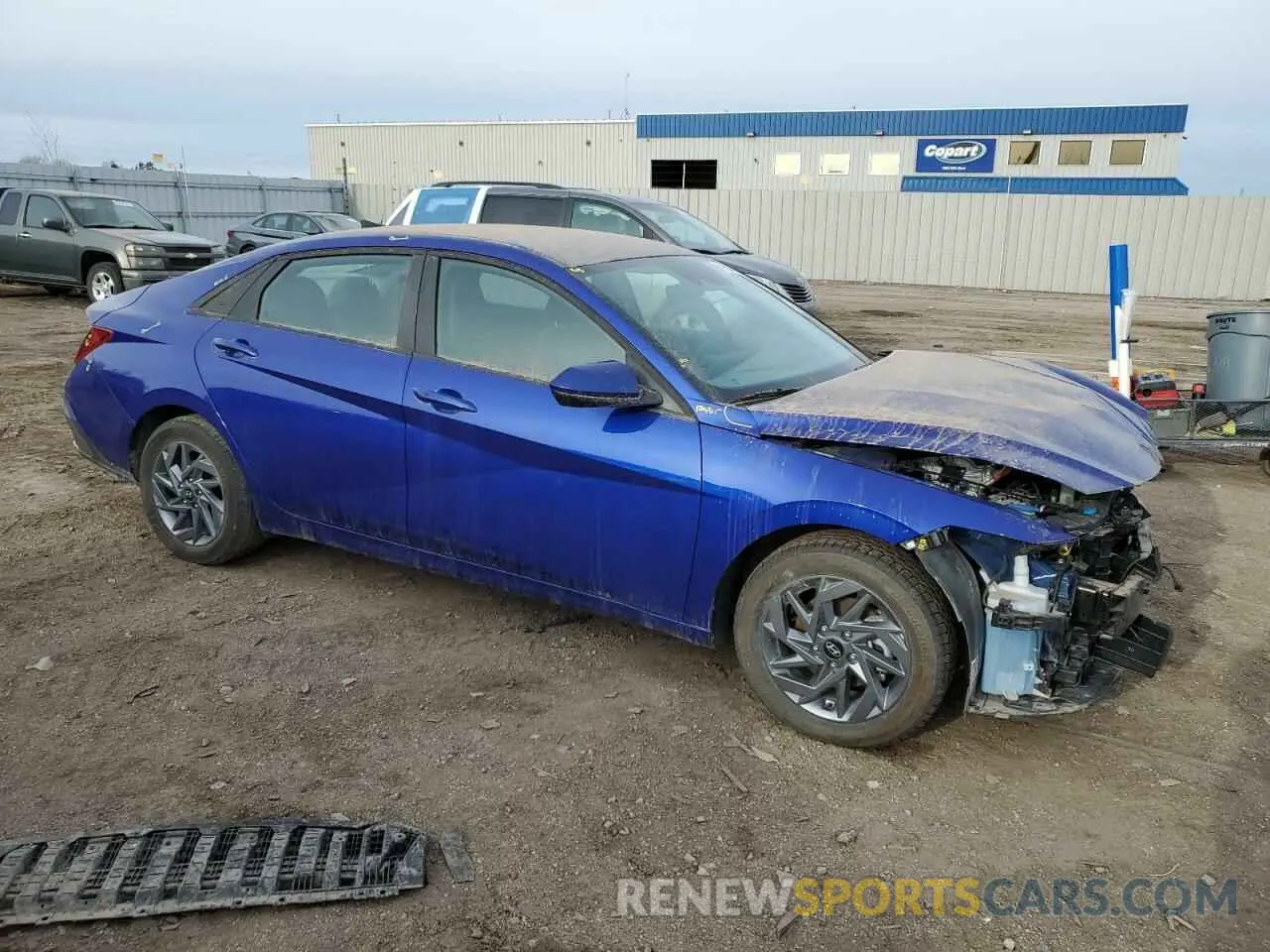 4 Photograph of a damaged car KMHLM4DG0RU811458 HYUNDAI ELANTRA 2024