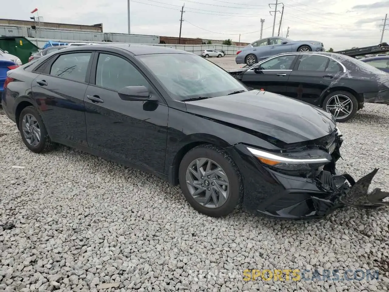 4 Photograph of a damaged car KMHLM4DG0RU817597 HYUNDAI ELANTRA 2024