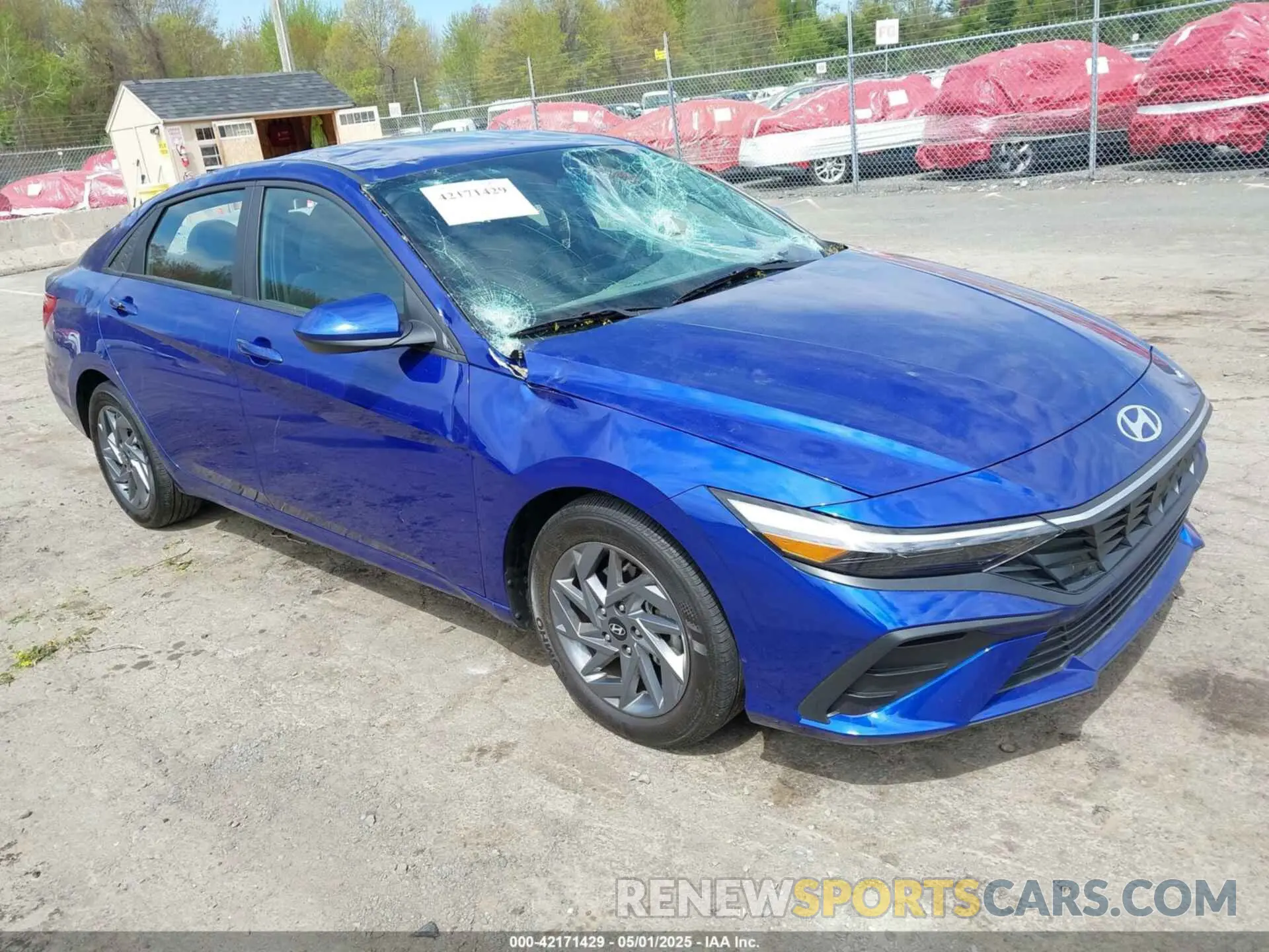1 Photograph of a damaged car KMHLM4DG1RU667757 HYUNDAI ELANTRA 2024