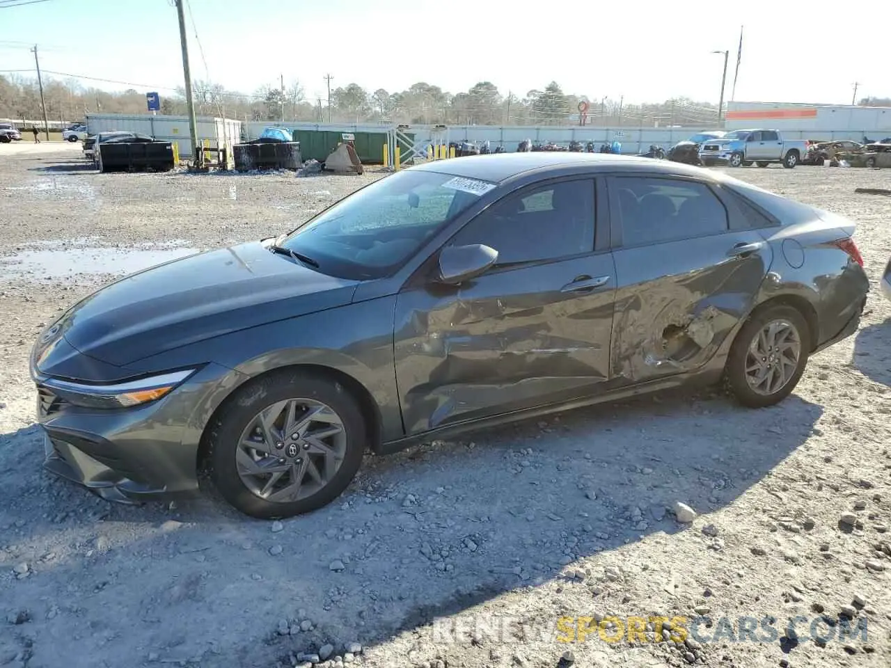 1 Photograph of a damaged car KMHLM4DG1RU691587 HYUNDAI ELANTRA 2024
