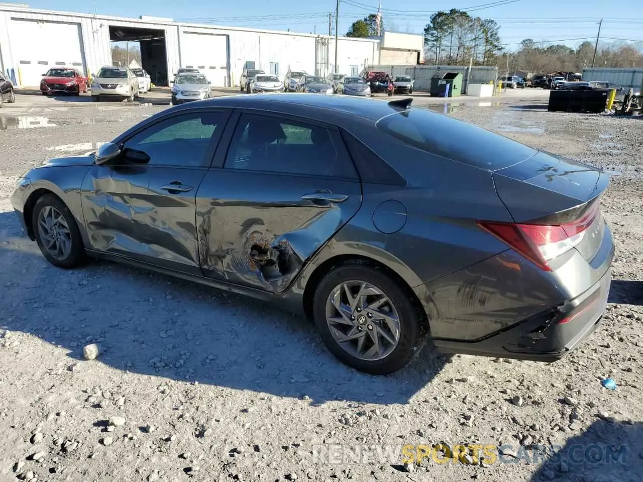 2 Photograph of a damaged car KMHLM4DG1RU691587 HYUNDAI ELANTRA 2024
