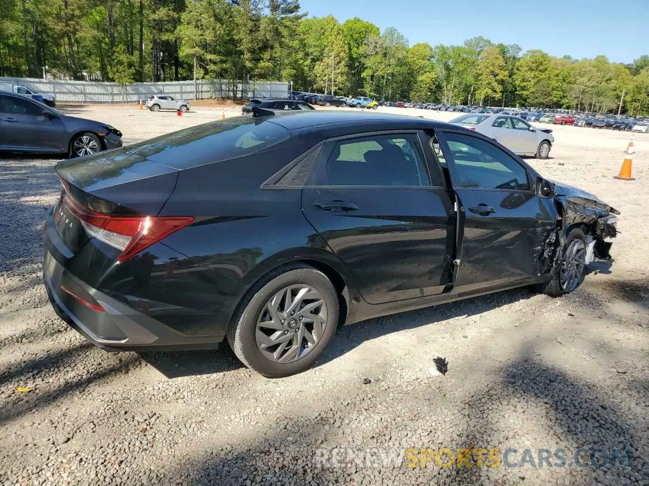 3 Photograph of a damaged car KMHLM4DG1RU756731 HYUNDAI ELANTRA 2024