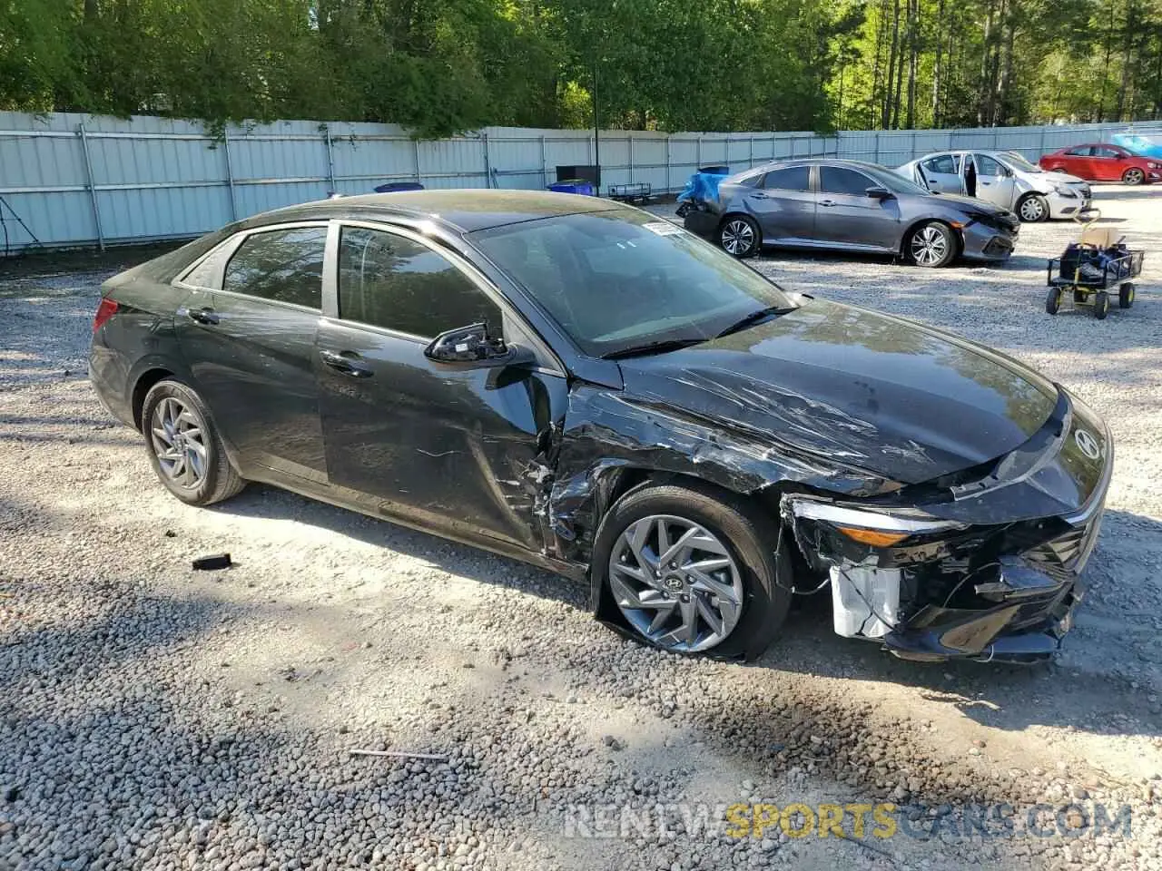 4 Photograph of a damaged car KMHLM4DG1RU756731 HYUNDAI ELANTRA 2024
