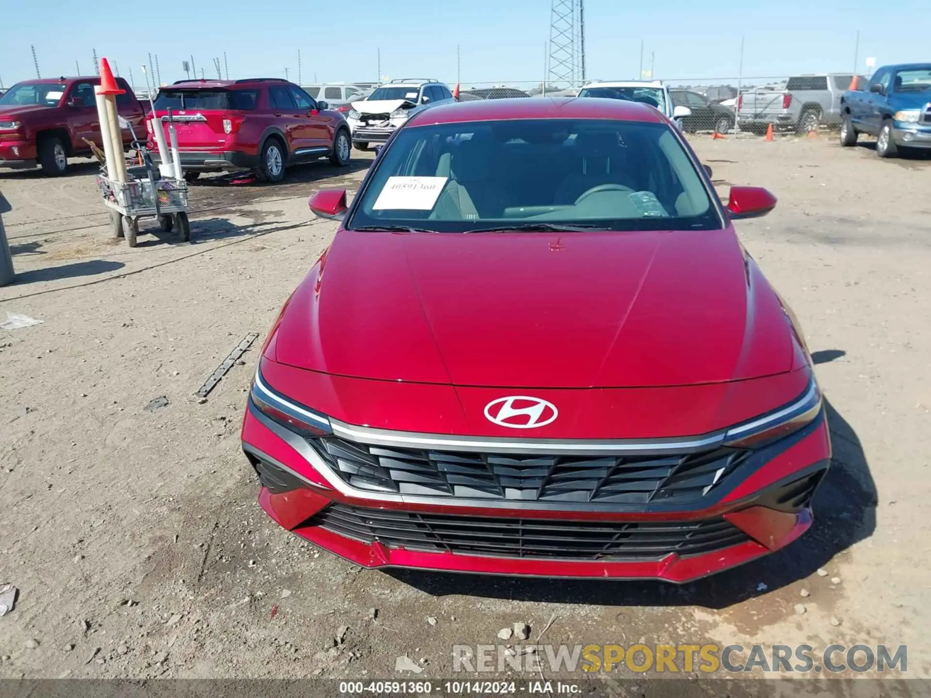 12 Фотография поврежденного автомобиля KMHLM4DG1RU850950 HYUNDAI ELANTRA 2024