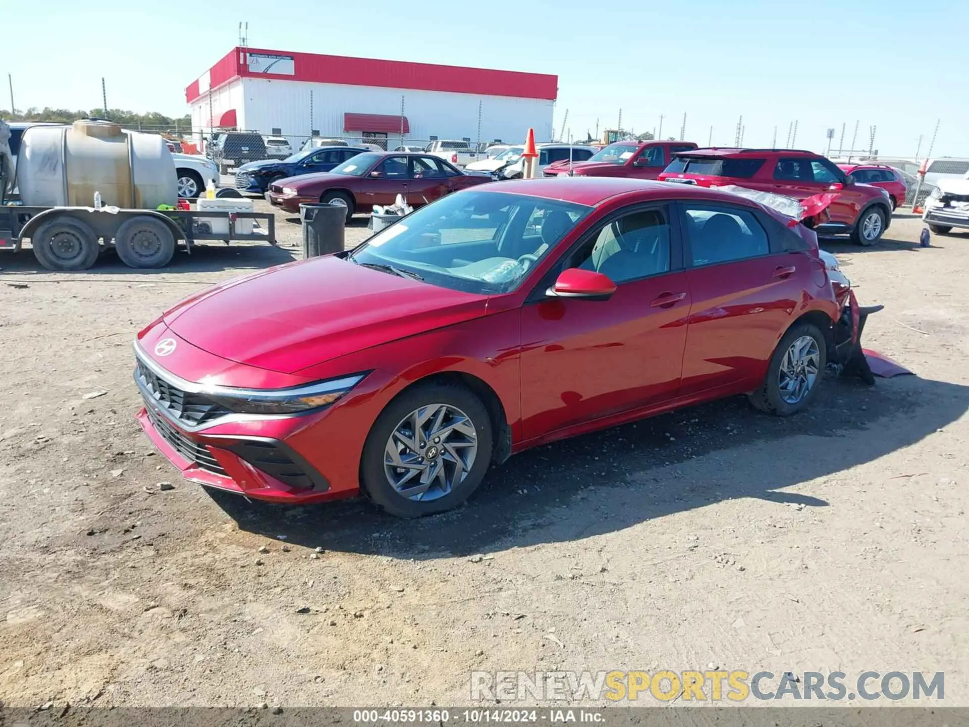 2 Фотография поврежденного автомобиля KMHLM4DG1RU850950 HYUNDAI ELANTRA 2024