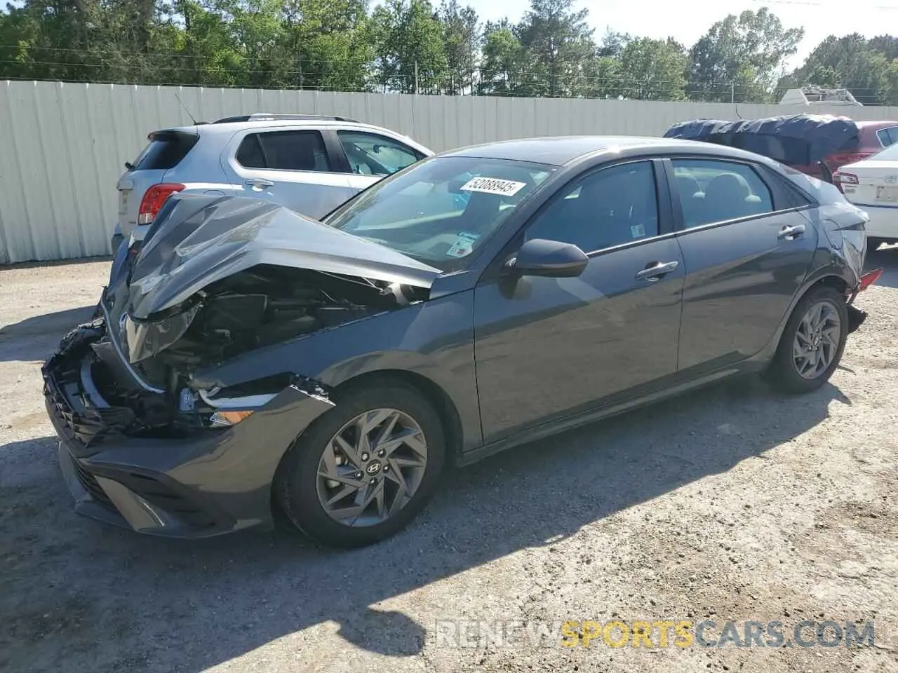 1 Photograph of a damaged car KMHLM4DG2RU722507 HYUNDAI ELANTRA 2024