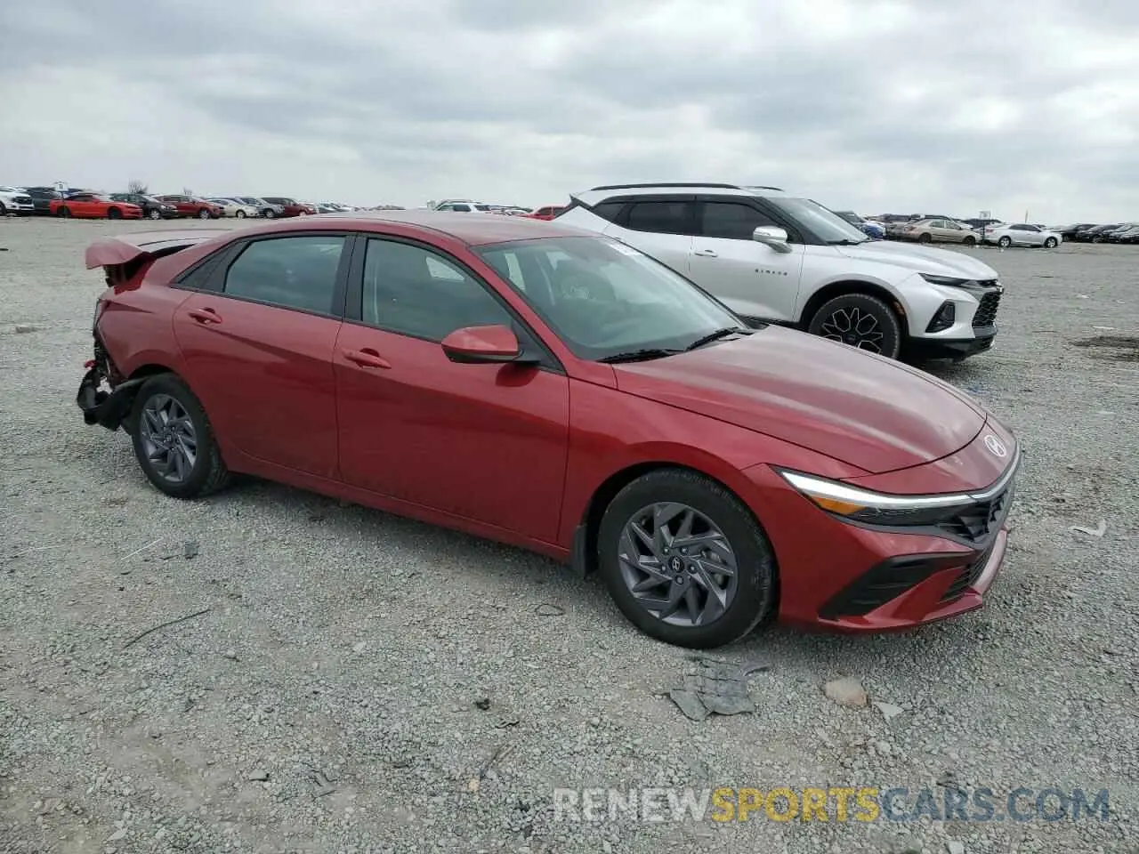 4 Photograph of a damaged car KMHLM4DG2RU759461 HYUNDAI ELANTRA 2024