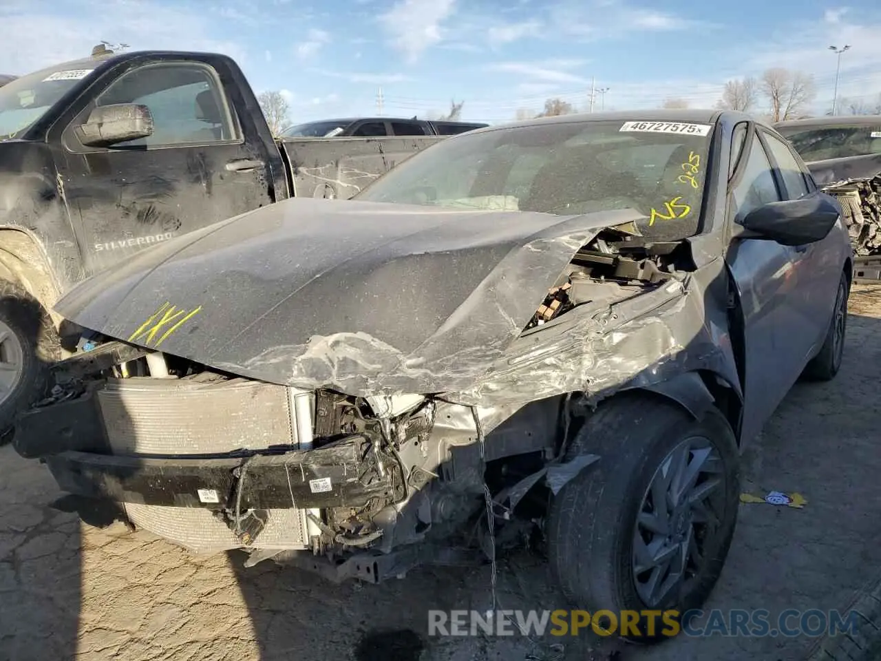 1 Photograph of a damaged car KMHLM4DG3RU645646 HYUNDAI ELANTRA 2024