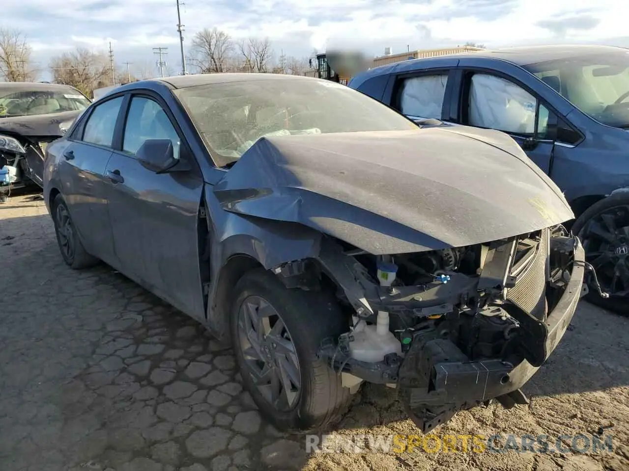 4 Photograph of a damaged car KMHLM4DG3RU645646 HYUNDAI ELANTRA 2024