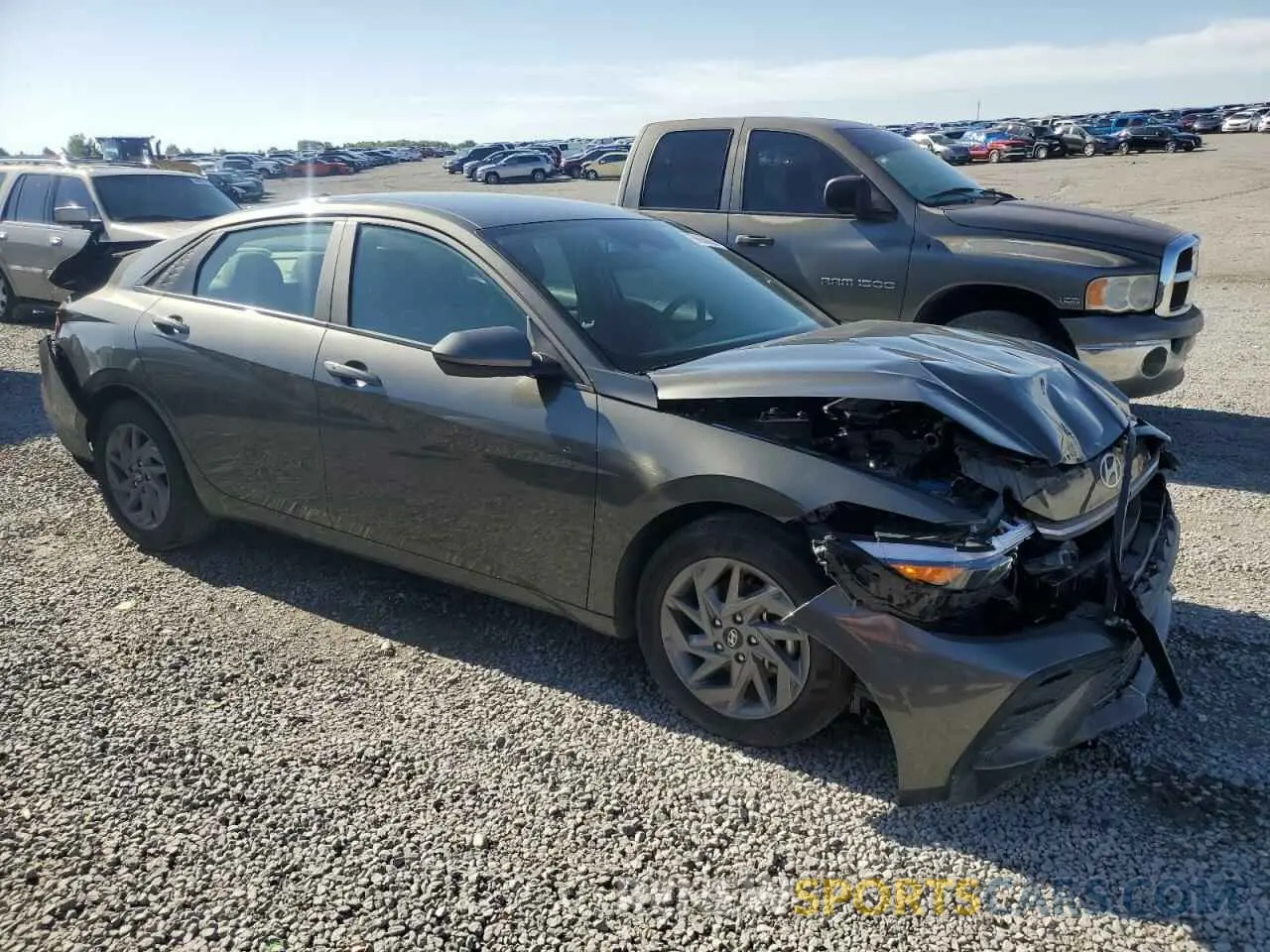 4 Photograph of a damaged car KMHLM4DG3RU647901 HYUNDAI ELANTRA 2024