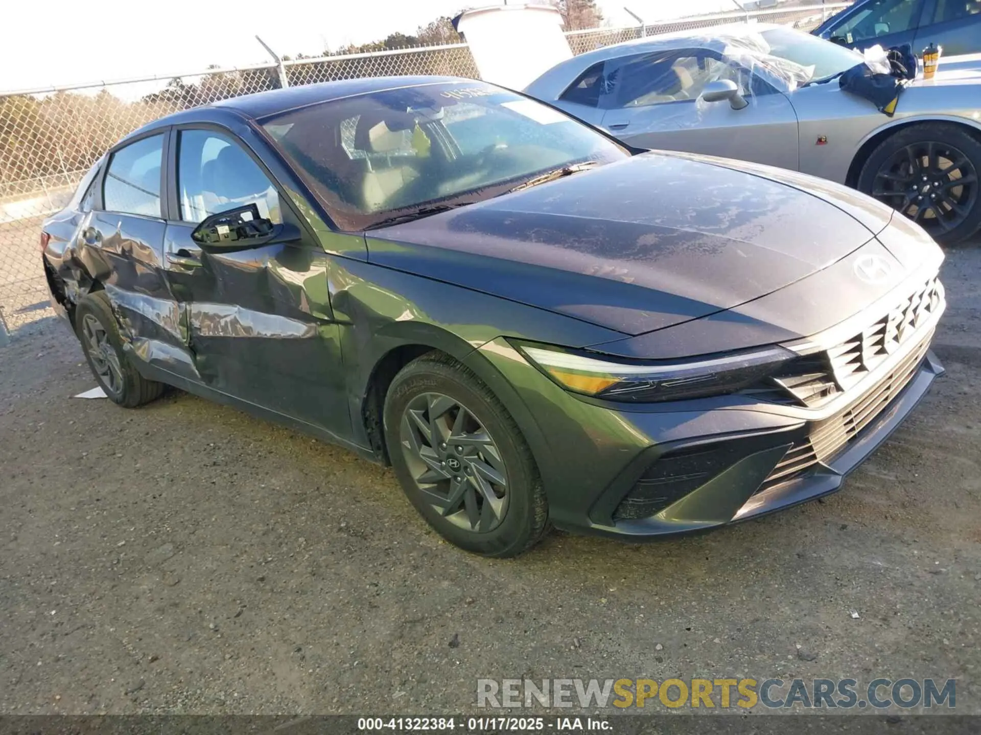1 Photograph of a damaged car KMHLM4DG3RU686052 HYUNDAI ELANTRA 2024