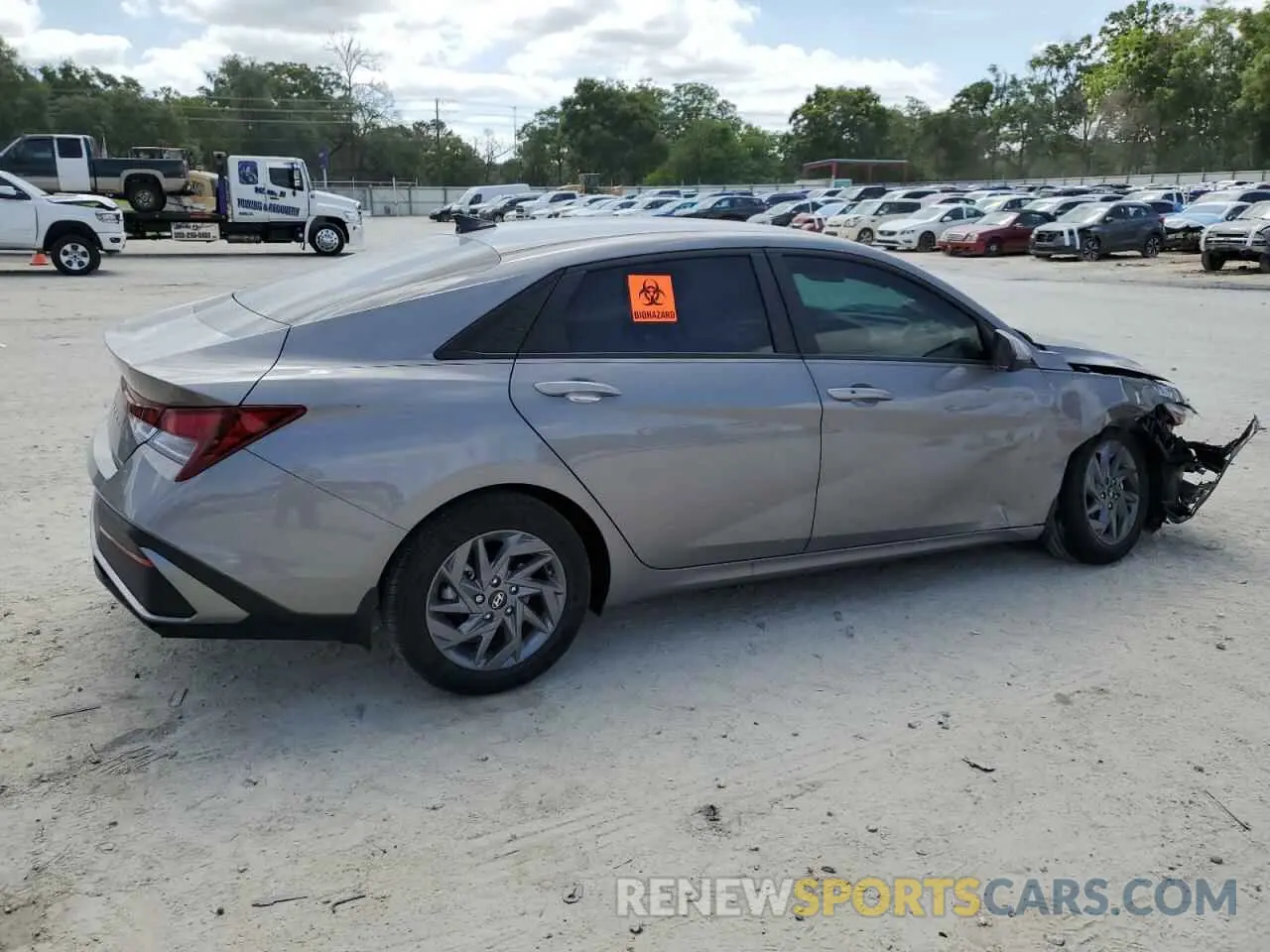 3 Photograph of a damaged car KMHLM4DG3RU699657 HYUNDAI ELANTRA 2024