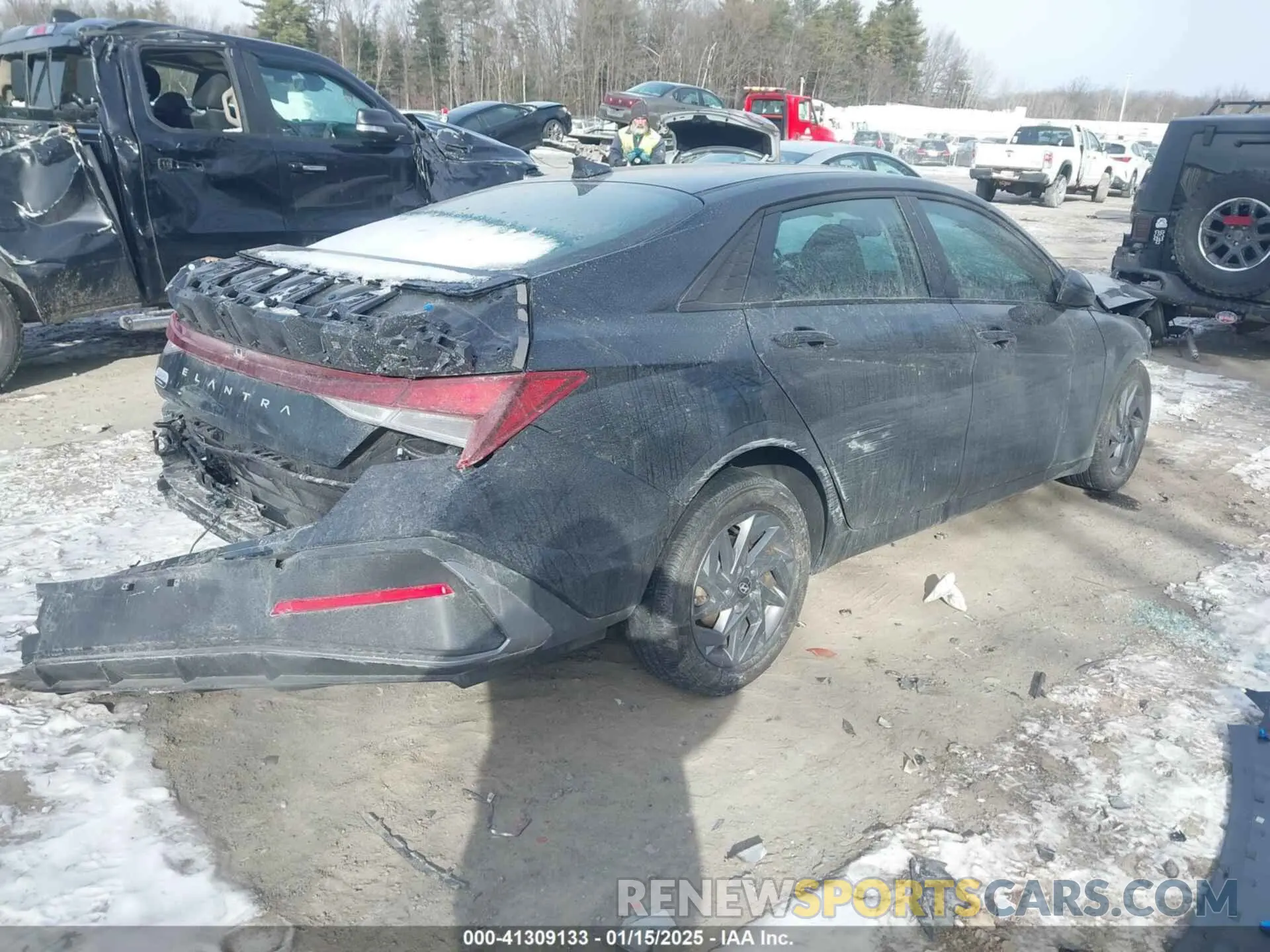 4 Photograph of a damaged car KMHLM4DG3RU727957 HYUNDAI ELANTRA 2024