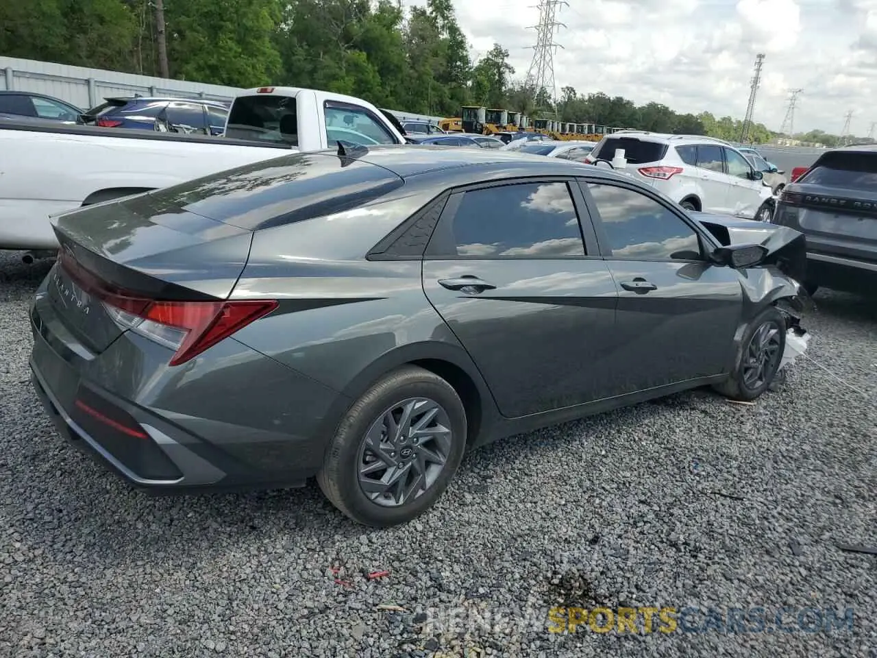 3 Фотография поврежденного автомобиля KMHLM4DG3RU733337 HYUNDAI ELANTRA 2024