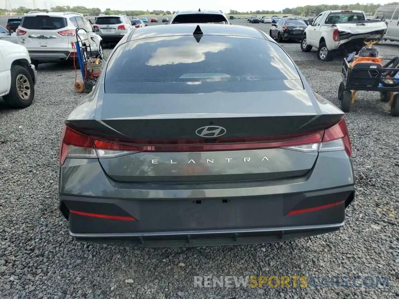 6 Фотография поврежденного автомобиля KMHLM4DG3RU733337 HYUNDAI ELANTRA 2024