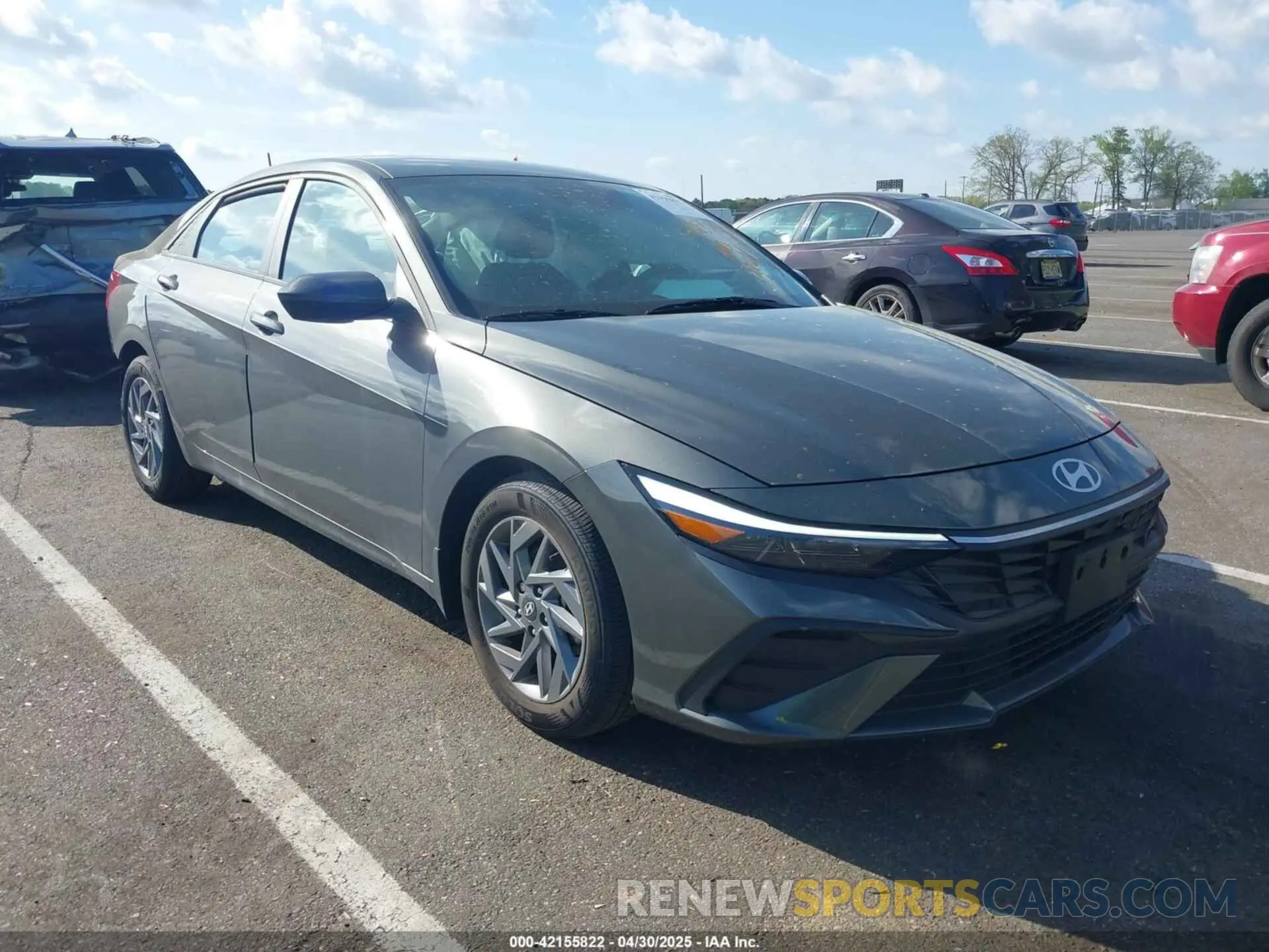 1 Photograph of a damaged car KMHLM4DG3RU759596 HYUNDAI ELANTRA 2024