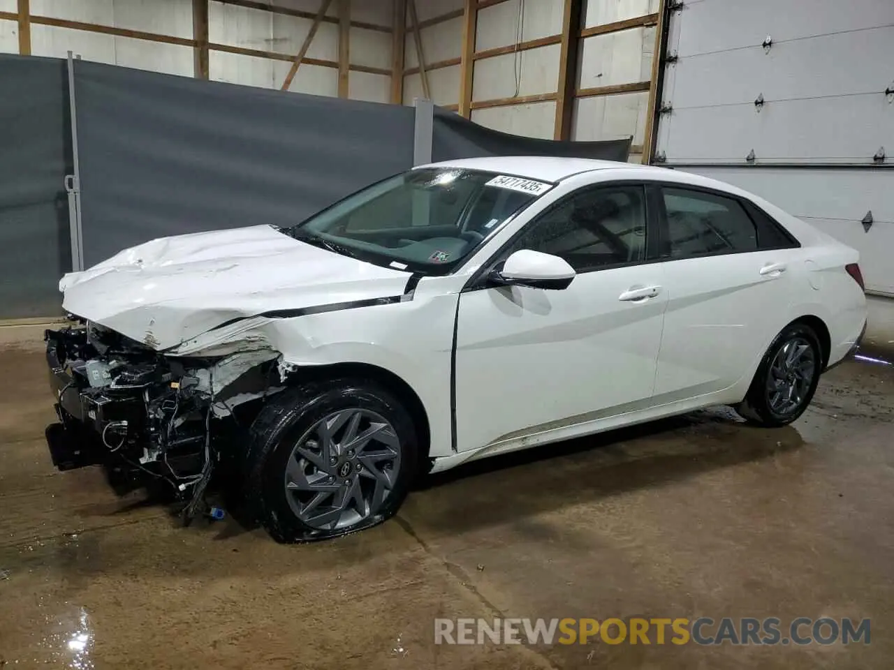 1 Photograph of a damaged car KMHLM4DG3RU781081 HYUNDAI ELANTRA 2024