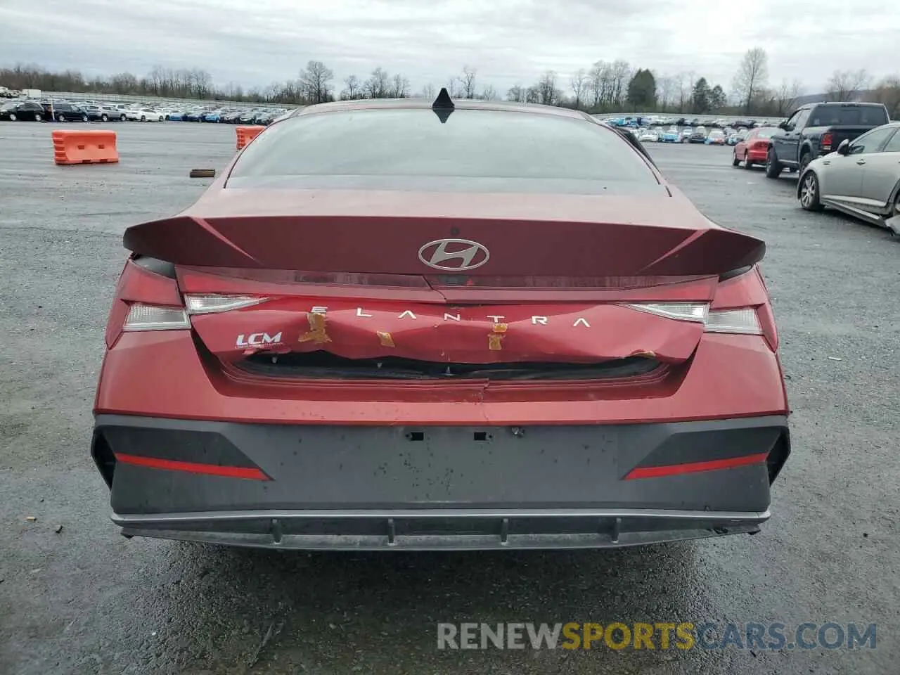 6 Фотография поврежденного автомобиля KMHLM4DG3RU845359 HYUNDAI ELANTRA 2024