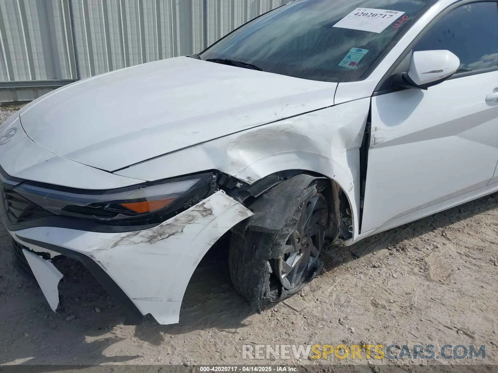 6 Фотография поврежденного автомобиля KMHLM4DG4RU642352 HYUNDAI ELANTRA 2024