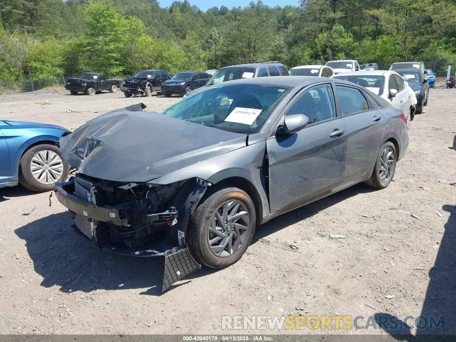2 Photograph of a damaged car KMHLM4DG4RU651049 HYUNDAI ELANTRA 2024
