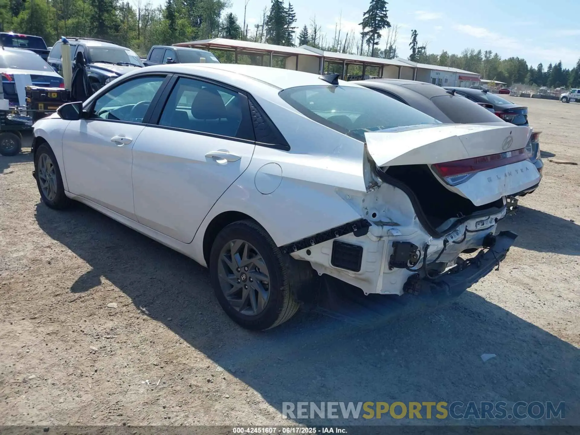 3 Фотография поврежденного автомобиля KMHLM4DG4RU694158 HYUNDAI ELANTRA 2024