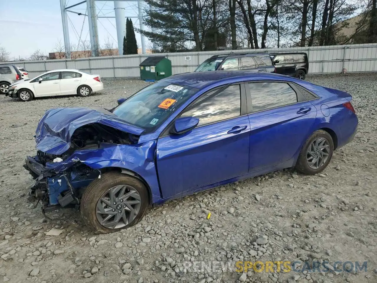 1 Photograph of a damaged car KMHLM4DG4RU710620 HYUNDAI ELANTRA 2024