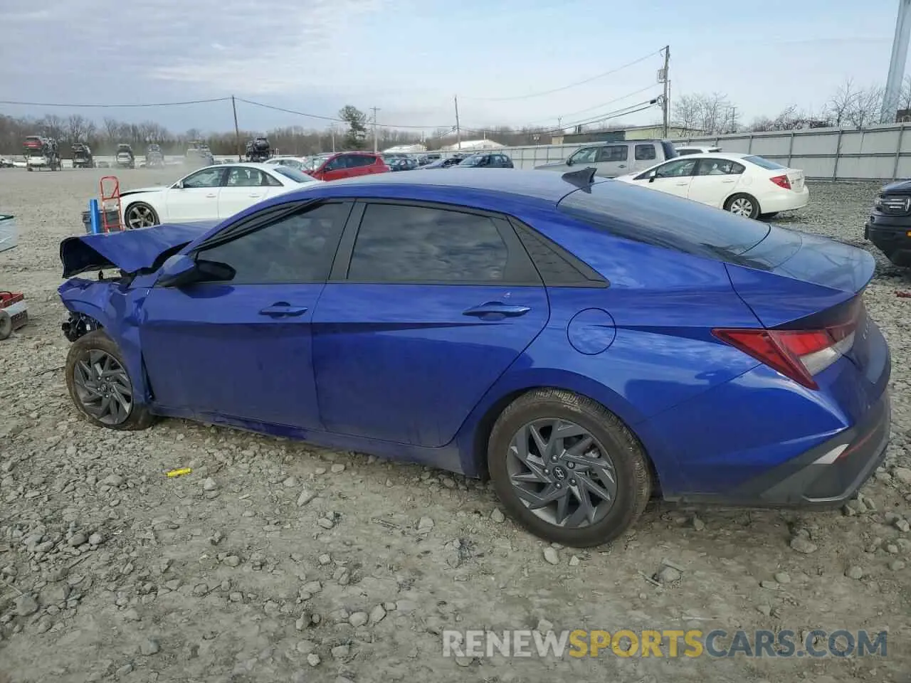 2 Photograph of a damaged car KMHLM4DG4RU710620 HYUNDAI ELANTRA 2024