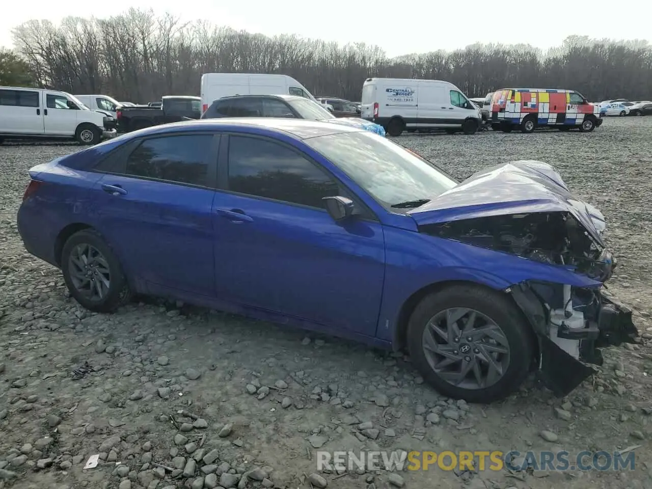 4 Photograph of a damaged car KMHLM4DG4RU710620 HYUNDAI ELANTRA 2024