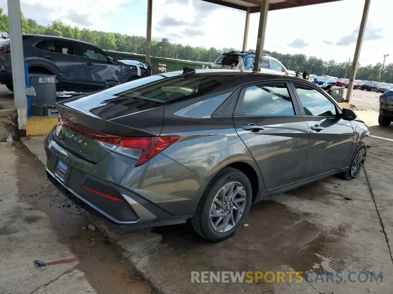3 Photograph of a damaged car KMHLM4DG4RU734237 HYUNDAI ELANTRA 2024