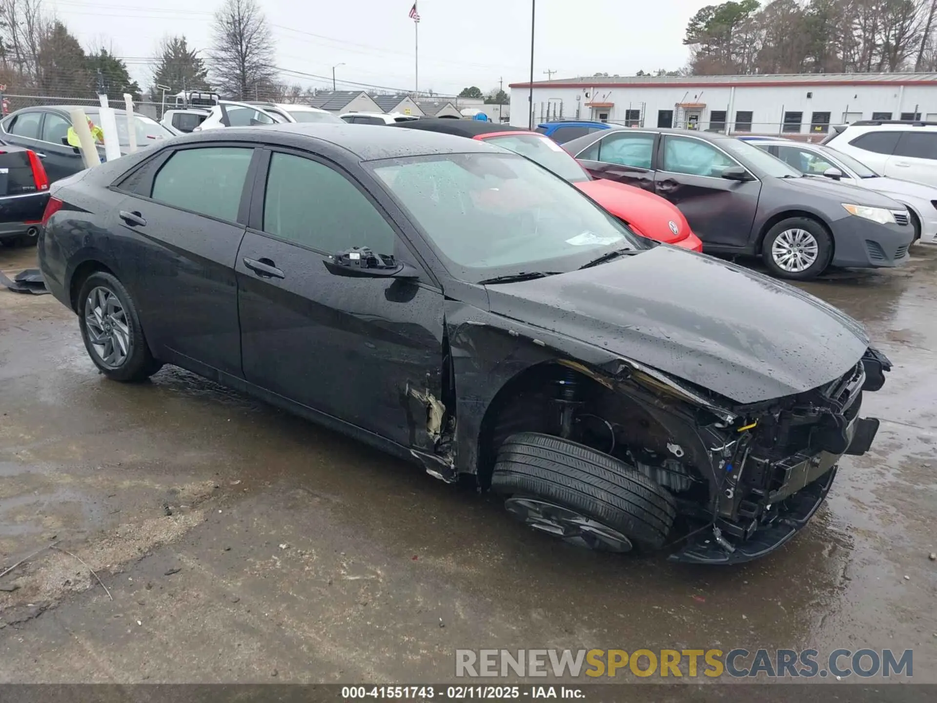 1 Photograph of a damaged car KMHLM4DG4RU756772 HYUNDAI ELANTRA 2024