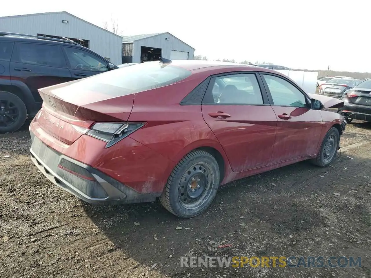 3 Фотография поврежденного автомобиля KMHLM4DG4RU777783 HYUNDAI ELANTRA 2024