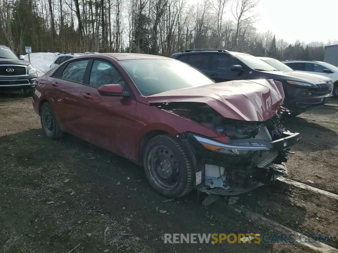 4 Фотография поврежденного автомобиля KMHLM4DG4RU777783 HYUNDAI ELANTRA 2024