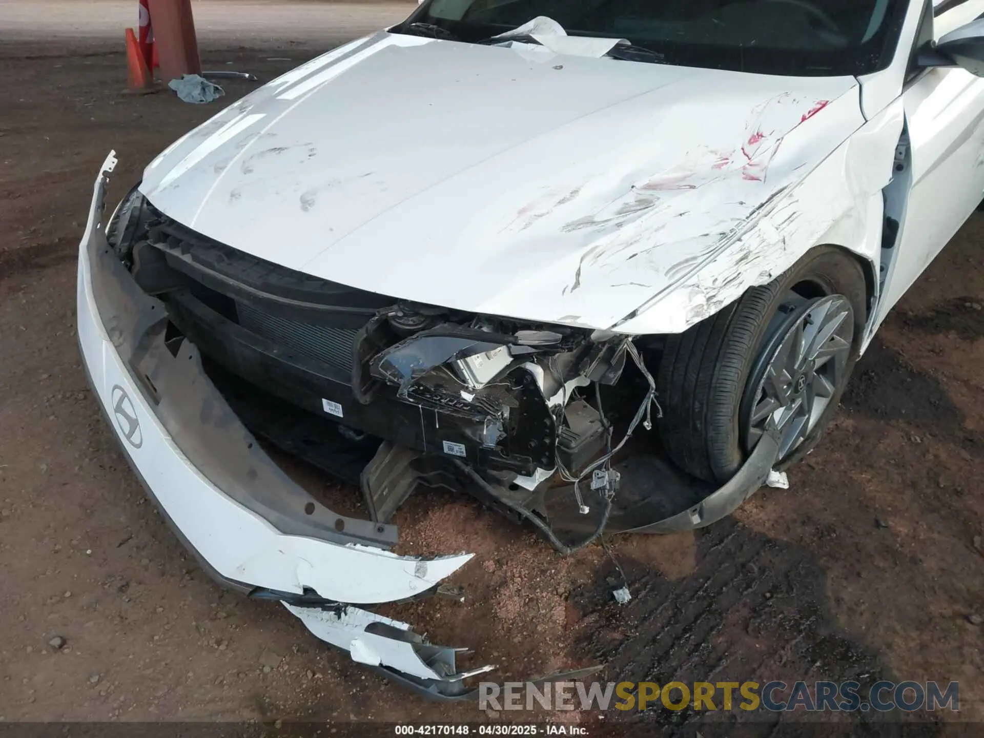6 Фотография поврежденного автомобиля KMHLM4DG4RU779100 HYUNDAI ELANTRA 2024
