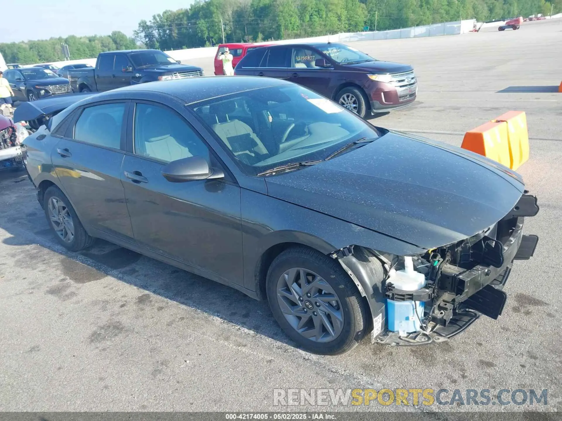 1 Photograph of a damaged car KMHLM4DG4RU785057 HYUNDAI ELANTRA 2024