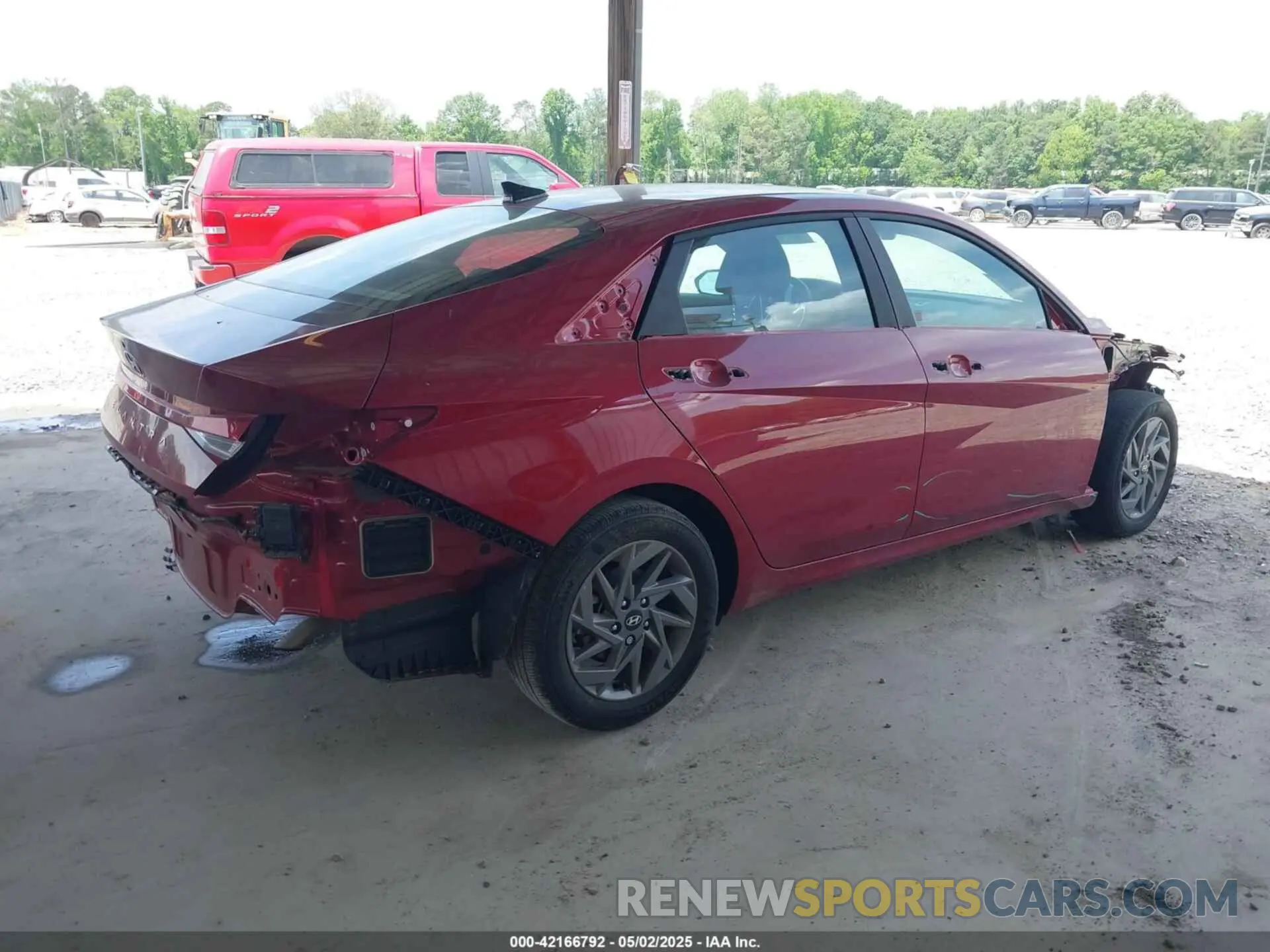 4 Photograph of a damaged car KMHLM4DG4RU798584 HYUNDAI ELANTRA 2024
